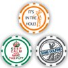 DA VINCI Golf Ball Marker Poker Chip Collection, 11.5 Gram Chips (3-Pack-A)