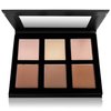 SHANY Powder Contour & Highlight Makeup Palette with Mirror - 6 Color Contour Palette - CONTOUR