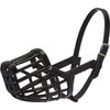 OmniPet Leather Brothers Italian Basket Dog Muzzle, Adjustable Secure Fit, Comfortable Design, Training and Safety, Averts Biting, Prevents Chewing and Scavenging, Perfect for Grooming - Black, Size 6
