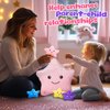 WEWILL 13-Inch Musical Star Plush Toy with LED Lights and 4 Mini Stars | Soothing Star Plush Pillow | Light Up Star with Baby Stars and Music | Ideal Gift for Kids