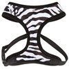 East Side Collection Polyester Plush Zebra-Print Dog Harness, Small