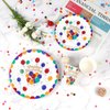 USUKUSI 24 PCS 9（Inches） Happy Birthday Plates Party Supplies For Kids Girl & Boy Birthday Party Decoration