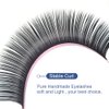 Qeelasee Ellipse Eyelash Extension 0.15 C Curl 11mm Flat Eyelashes False Mink Individual Eyelash Extension Professional Salon Used Black Mink False Lashes Mink Lashes Extensions