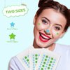 ANAI RUI Acne Patch Pimple Patch, Star-Shaped Pimple Patch, Hydrocolloid Acne Stickers Acne Patch, 108 Dots Patches Acne Absorbing Cover Patch for for Acne Blemish, Pimples, Whiteheads, Zit,12mm & 8mm