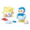 MEGA Pokémon Action Figure Building Toys Set, Poké Ball 2-Pack, Togepi and Piplup with 41 Pieces, for Kids
