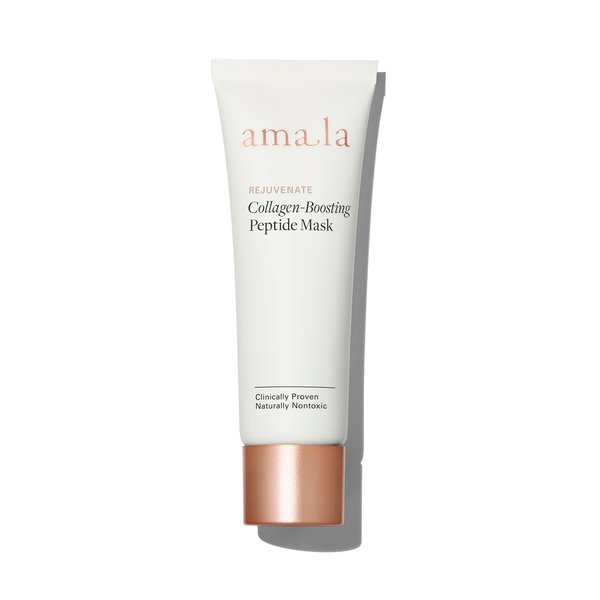 Amala Collagen-Boosting Peptide Face Mask with Natural Collagen, Activating Peptides, Moth Bean Retinol-Alternative, Anti-Aging Natural Face Mask for Fine Lines and Wrinkles (50ml)