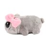 Leong Products Sad Hamster Meme Plush Toy with Pink Bow, Built-in Violin Sound for Soft Cute Sad Hamster (Sad Hamster with Music)
