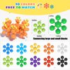 STEM Building Blocks Toy for Kids,300Pcs Interlocking Solid Plastic Educational Discs Toy,Classroom Must Haves Creativity Preschool Toy for Kids Aged 3+,Round Soft and Safe Material,Size Merge Set ﻿