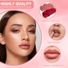 IONSGAKO 3PCS Matte Nude Lipstick Velvet Nude Lip Gloss Non-Drying, Non-Fading, Non-Stick Cup, Matte Lip Stain Long Lasting Waterproof Lipstick for Women Girls Lip Makeup - Set B