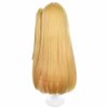 ZGNGLIZ Anime Oshi no Ko Ruby Hoshino Wig Long Blonde Hair Wigs with Bangs for Girls and Women + Free Wig Cap