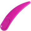 PANA Curved Boomerang Disposable Plastic Cosmetic Spatula for Mixing and Sampling Makeup, Skincare, Creams, Lotions, and Masks (Pink, 1 Pack)