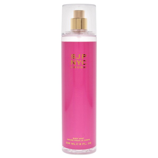 SJP NYC Crush Body Mist For Women - Clean, Romantic, Ultra-Feminine Fragrance - Fruity-Floral Notes Of Coconut And White Flowers - Sweet, Unforgettable Finish - 8 Oz