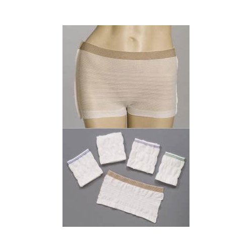 MediChoice Incontinence Underwear Mesh Brief, Polyester/Spandex, XL, Green Waistband- 1314MB5002 (Pack of 2)