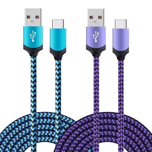 2Pack 6ft Fast Charging Cable Phone Charger for Google Pixel 9, 9 Pro XL Fold, 8 7 6 Pro 5 4 3 2 XL 8a 7a 6a 5a 4a 3a, USB A to Type C Power Cord