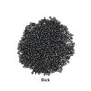 200 Pcs 3.0mm Hair Beads Silicone Lined Copper Nano Rings Micro Links Beads for Hair Extensions (Black)