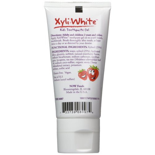 Now Foods Xyliwhite Strawberry Splash Toothpaste 1 Pack