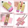3Pcs Pencil Hair Claw Clips Funny Teacher Hair Clips Cute Christmas Back To School Hair Accessories for Teachers Appreaction Present (Yellow)
