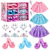 ShyLizard Princess Dress Up Sets for Girls 4-6, Costumes Set with Princess Dresses, Shoes and Accessories, Kids' Dress Up and Pretend Play Toy for 3 4 5 6 Year old Toddler Girl Birthday Gift