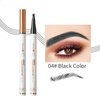 Eyebrow Pencil-Eyebrow Microblading Pen-Eye Makeup Eyebrow Pen-Liquid Waterproof Eyebrow Pencil-Natural Looking Brows Makeup-04#Natural black