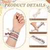Solsew 48 Pcs Bible Verses Ribbon Hair Ties Christian Bible Verse Bracelet Bulk Christian Religious Elastic Ponytail Holder Wristbands for Women, Christian Gifts Bulk for Christians Bible Lovers
