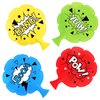 WISHDIAM 4 PCS Whoopee Cushion Toys for Kids, 7” Whoopee Cushion, Whoopee Cushion Toys for Kids, Prank Kit Toys Party Favors (4Color)