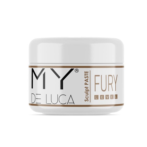 MY DE LUCA - FURY Sculpt Paste Hair Wax for Men, Hair Gel Alternative with Remoldable Pomade Hair Care Formula, Water-Based Hair Products for Hairstyle with Maximum Hold and Dry Finish, 100 ml
