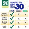 Eco Lips Classic Sport Broad Spectrum Sunscreen Lip Balm 6-Pack - Made in USA (Classic Vanilla SPF 30)