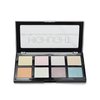 BYS Highlight Palette 8 Shades - Highlighting Powder Palette, Strobe Palette, Glam, Glow, Shimmer, Illuminate Makeup, enhance skin complexion intensify glow face eyes body makeup palette
