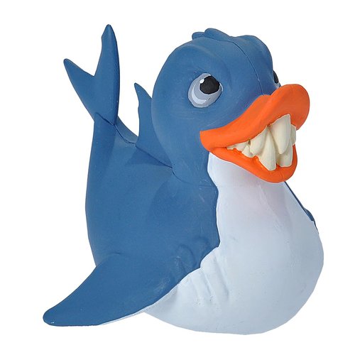 Wild Republic Rubber Ducks, Bath Toys, Kids Gifts, Pool Toys, Water Toys, Shark, 4"