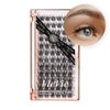 VieVie Lash Clusters 72pcs DIY Eyelash Extension Lashes, 9-16mm Mix Lash Clusters Natural Look DIY Lash Extension Lashes (Cluster 02)