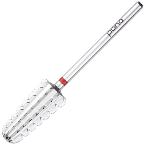 PANA 3/32" Volcano Nail Carbide Bit for Electric Dremel Drill Machine (Triple Coarse - 3XC, SILVER)