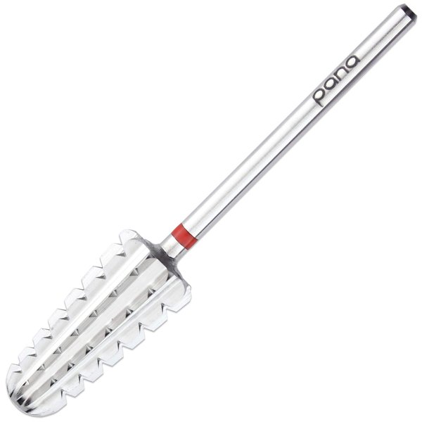 PANA 3/32" Volcano Nail Carbide Bit for Electric Dremel Drill Machine (Triple Coarse - 3XC, SILVER)