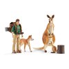 Schleich Wild Life 9-Piece Australian Animal Toy Playset for Boys and Girls Ages 3+, Outback Adventure with Kangaroo Toys
