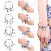 Acejoz 85 Pcs Charm Bracelet Making Kit, DIY Charm Bracelets Beads for Girls, Adults and Beginner Jewelry Making Kit