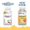 SOLARAY Vitamin C 500 mg Chewable | Natural Cherry Flavor | Healthy Immune Function & Collagen Synthesis Support | 100ct