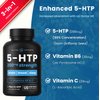 5-HTP 200mg | 120 Vegan Capsules | 5 HTP Supplement | Pure 5HTP 100mg Plus Co-Factors Vitamin B6 & Vitamin C