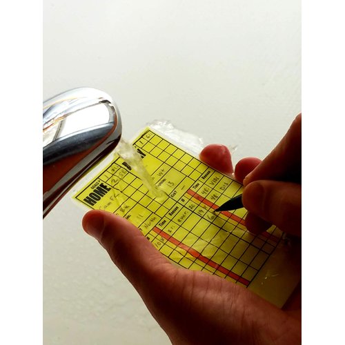 Soccer Write-on Referee Cards, Bright NEON Set