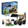 LEGO 60385 City Great Vehicles Excavator Building Set with Mini Figures and Accessories, Gift Idea, Building Kit for Children Over 5 Years