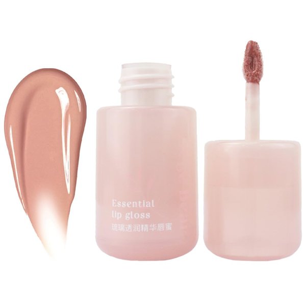 SUILU Lip Gloss, Plumping Lip Hloss,Lightweight Feeling Lip Gloss for Women,Tinted Lip Oil for Lip Care and Dry Lips (05, 0.08 Fl Oz)