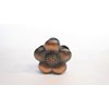 Generic Metal tiny mini small bronze tone flower hair claw clip
