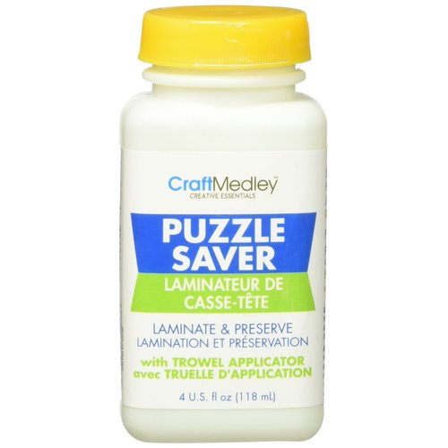 Craft Medley GL600 Non-Toxic Puzzle Saver With Trowel Applicator , 4 Ounce