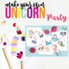 Unicorn Temporary Tattoos for Kids Birthday Party Unicorn Party Supplies Girls Boys Party Favors - 25PCS 2.5" X 2.5"