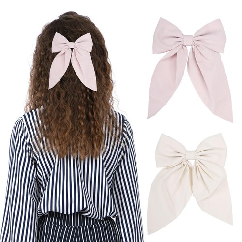 2 Pairs Dog Ears Hair Bow Clips for Toddler Kids Adult Hair Bow Barrettes Glitter Bows Halloween ...