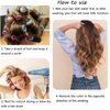 ZMD 18Pcs Self Grip Small Hair Curlers Rollers, Plastic Hair Curlers Heatless Salon Hair Dressing Curlers DIY Curly Hair Accessories for Women Girls Short Medium Hair (0.8 x 2.4 Inch)