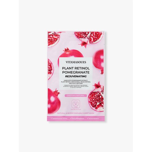 Vitamasques Pomegranate Retinol Face Sheet Mask 7 Pack