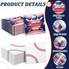 Teenyyou 200 Pcs Baseball Napkins, Baseball Themed Sports Party Supplies, 10" Disposable Paper Baseball Dinner Napkins, Baseball Print Guest Hand Napkins for Baseball Theme Birthday Party Favors