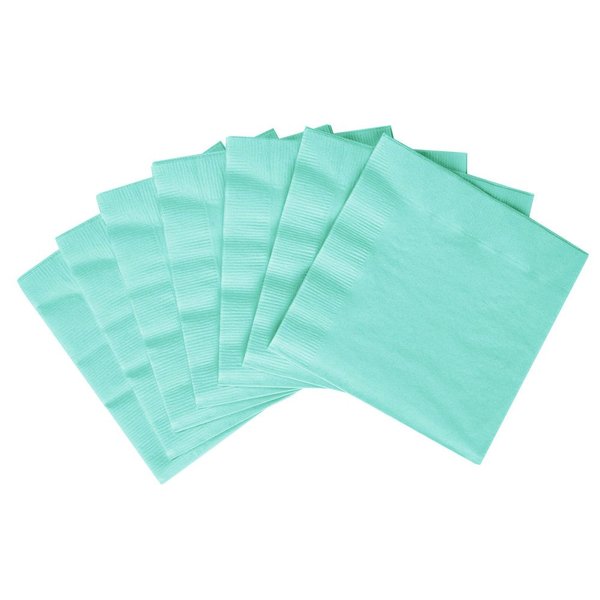 Amscan 3-Ply Robin's Egg Blue Luncheon Napkins, 50 Ct. | Party Tableware