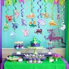 Dragon Hanging Swirls Decorations 30Pack Magical Party Supplies Decorations Ceiling Decorations for kids Boys Children’s Party Decor
