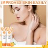 IONSGAKO 2PCS Orange Exfoliating Gel Scrub Natural Moisturizing Orange Exfoliante Facial Peeling Gel for Face Body Skin Deep Cleansing Exfoliating Gel Scrub