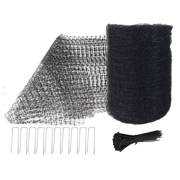Feitore Deer Fence Netting, 7 x 100 Feet Anti Bird Deer Protection Net Reusable Protective Garden Netting for Plants Fruit Trees Vegetables Against Birds and Other Animals